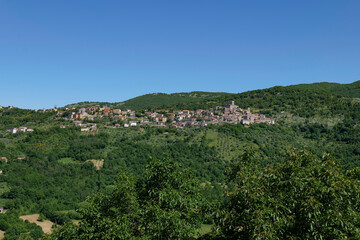 A small Italian village in the mountains of the province of Frosinone.