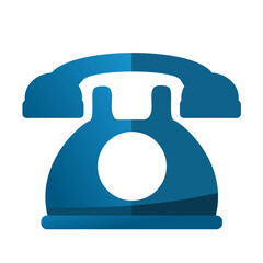 old phone, retro — vector icon