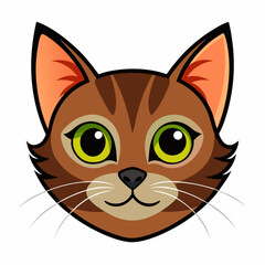 Fototapeta premium vector illustration of a cat
