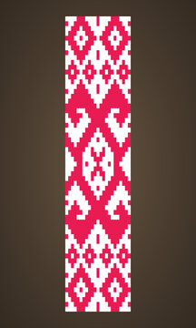 Rushnyk - Ornamental pattern from the flag of Belarus