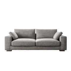 Fototapeta premium grey sofa minimalist transparant background