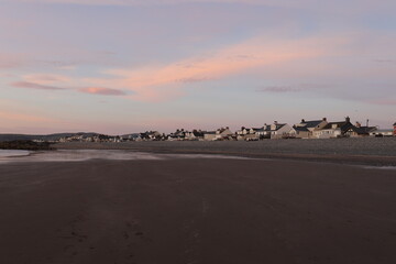 sunset at the beach