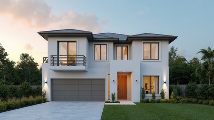 real estate, buy house concept, location, energy efficiency rating and property value, Real estate online on virtual screens. new home for the family, home search, land price.