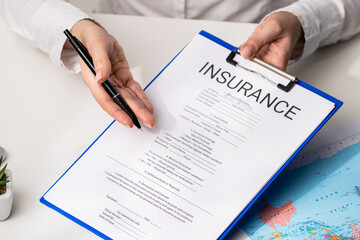 Detailed Insurance Form Review and Signature Process