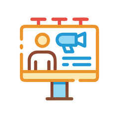 Advertising icons set.Containing marketing, promotion, announcement, branding, campaign, Ad, billboard, banner and Solid,line, silhouette  vector icons collection.