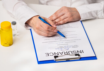 Filling Out Insurance Documents with Precision and Care
