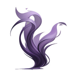 Purple flow shape abstract art concept
