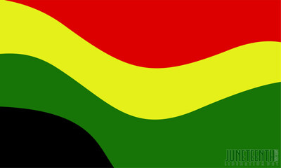 juneteenth national liberation day abstract background