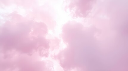 Pink Pastel Cloudscape