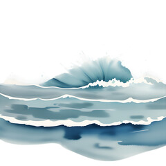 Ocean wave crest abstract artistic water