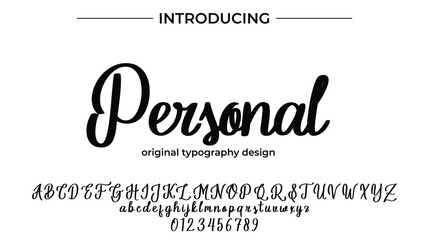 Personal – Smooth Handwritten Script Font for Branding and Design Projects