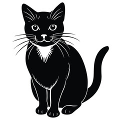 cat vector sihouette