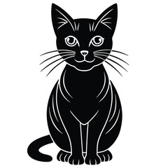 cat vector sihouette