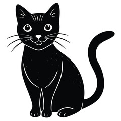 cat vector sihouette