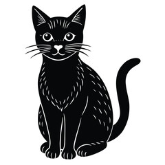 cat vector sihouette