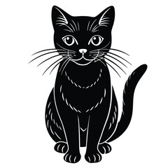 cat vector sihouette