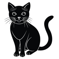 cat vector sihouette