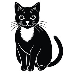 cat vector sihouette
