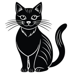 cat vector sihouette