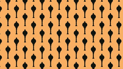 Vector seamless gods protection gada \ mace pattern design