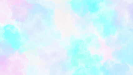 Abstract colorful watercolor background with bright rainbow pattern, texture, and artistic light elements