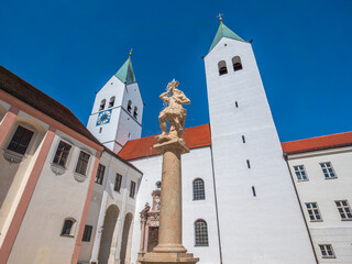 Dom zu Freising St. Maria und St. Korbinian, Freising, Bayern, Deutschland, Europa