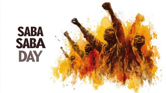 Saba Saba Day, illustration