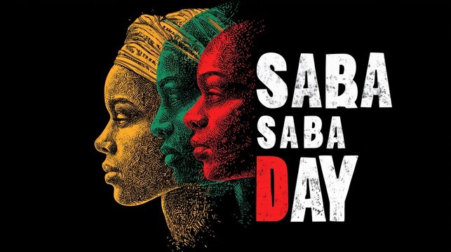 Saba Saba Day, illustration
