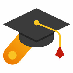 graduation-cap-and-scroll-on-white-background--.svg