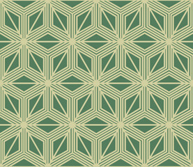 Geometric 3D Illusion Pattern: Seamless Vector Art