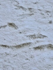 natural contrast of summer and winter - sand and snow, unique sand frame effect