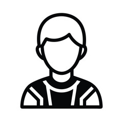 Avatar Icon Outline Vector Illustration