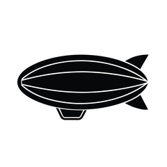 Blimp Icon Outline Vector Illustration © Vectortwist