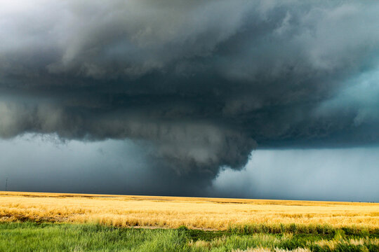 Massive Rain-Wrapped Tornado