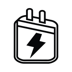 Fuse Icon Outline Vector Illustration