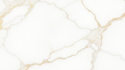 Elegant marble texture in white and gold veins, luxury style perfect for branding or interiors.