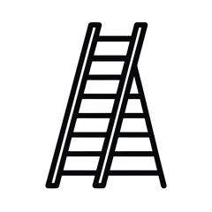 Ladder Icon Outline Vector Illustration