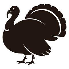 illustration of a cartoon turkey