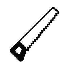Saw Icon Outline Vector Illustration