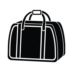 Travel Bag Icon Outline Vector Illustration