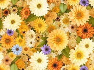 Delicate Floral Design - Summertime Light Overlay