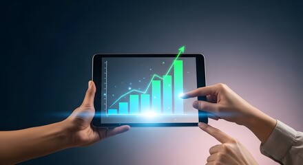 Analyzing Financial Growth  Interactive Data Visualization on Tablet