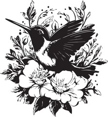 Fototapeta premium floral, flower, vector, design, pattern, illustration, leaf, decoration, swirl, ornament, art, tattoo, element, drawing, black, border, curve, curl, plant, ornate, decor, scroll, vintage, silhouette, 