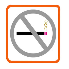 no smoking logo icon
