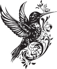 Fototapeta premium bird, vector, eagle, silhouette, animal, illustration, wing, wings, flying, tattoo, feather, nature, design, black, art, birds, fly, symbol, hawk, tribal, dove, angel, freedom, phoenix, falcon