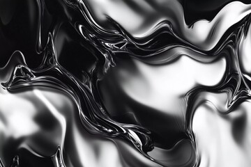 Swirling black and white checkered tunnel creates a mesmerizing optical illusion experience