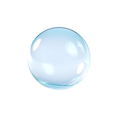 blue glass sphere