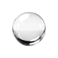 crystal ball isolated on white