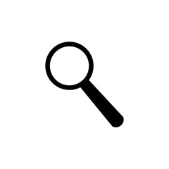 magnifying glass icon isolated on white background transparent