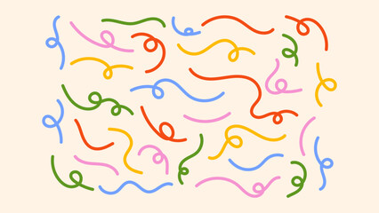 Doodle sketch pack of arrows, thought bubbles, underline strokes, and rough textures in a childlike vintage style. Fun and messy elements for posters, stickers, notes, and scrapbooking.